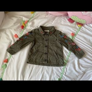 H&M girl 2-3Y floral coat